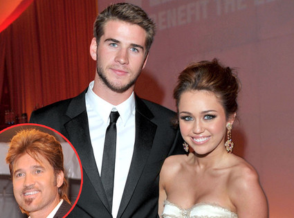 Miley Cyrus, Liam Hemsworth, Billy Ray Cyrus Miley Cyrus, Liam Hemsworth, Billy Ray Cyrus